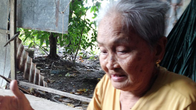 Cụ Nam kể chuyện đập chết nhiều rắn hổ lửa bò vào nhà.