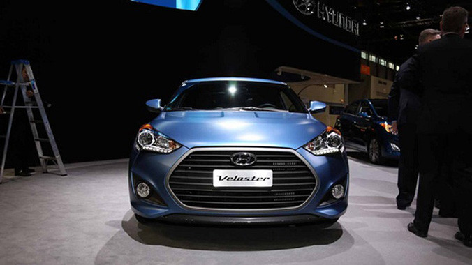 Veloster Rally Edition phiên bản 2016 có thiết kế thể thao.