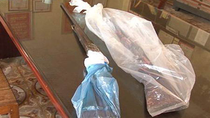 Hai khẩu súng săn mà cơ quan chức năng thu giữ. Ảnh: Bắc Kạn TV.