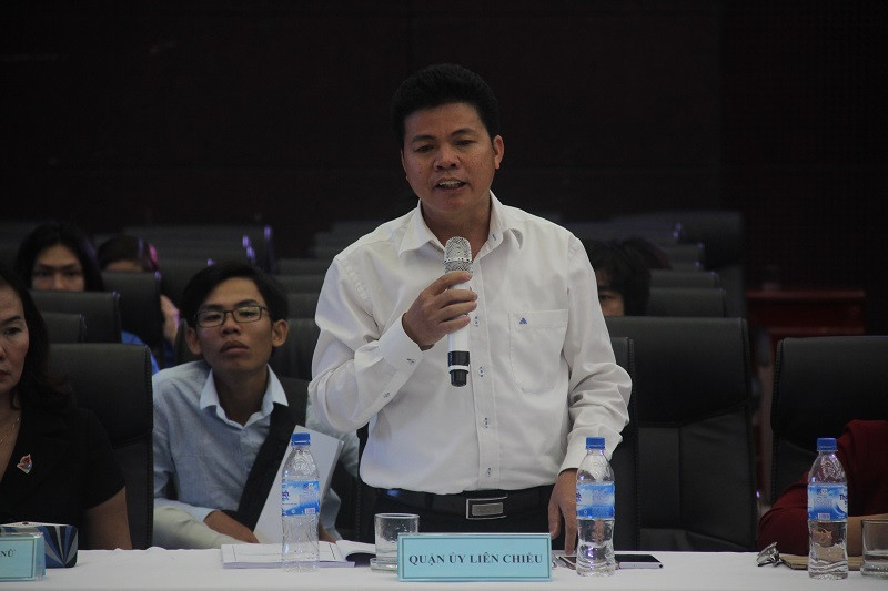 Bí thư quận Liên Chiểu-Võ Công Chánh đặt hàng thanh niên thiết bị quản lý xây dựng.