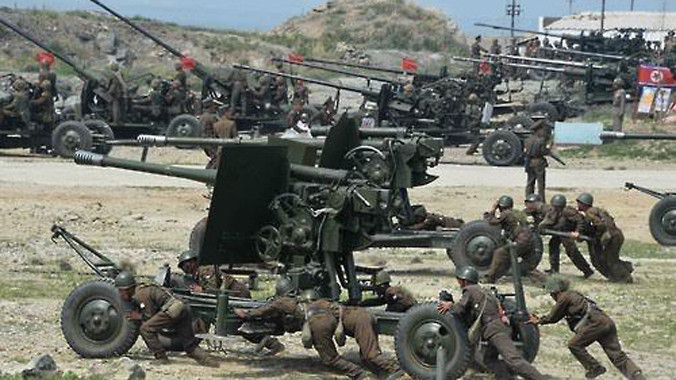 Triều Tiên triển khai pháo tại khu vực phi quân sự?