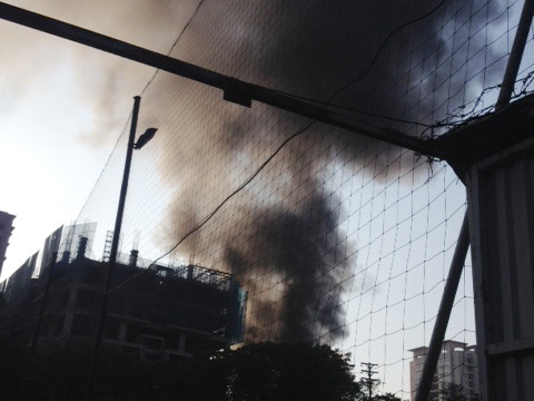 Hiện trường vụ hỏa hoạn.