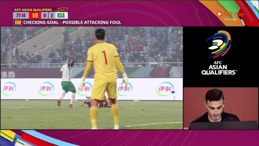 Chuyên gia Saudi Arabia: Trọng tài đã sai lầm khi không công nhận bàn thắng
