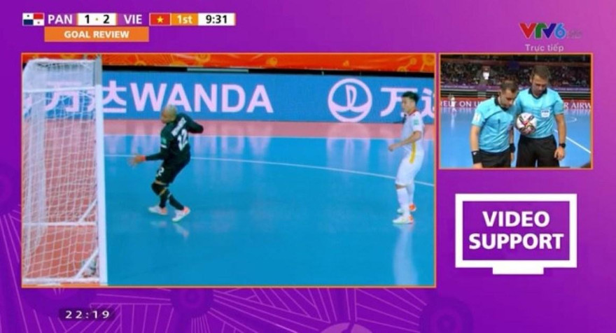 FIFA sửa lỗi khung thành từng khiến đội tuyển Futsal Việt Nam mất oan bàn thắng