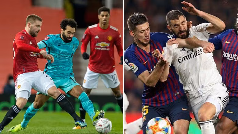 Lịch trực tiếp bóng đá châu Âu cuối tuần: Đại chiến MU vs Liverpool, Barca vs Real 