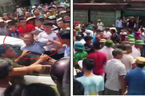 Người dân nghi 2 đối tượng dùng thuốc mê lừa tiền đã tri hô, bắt giữ, bàn giao cho Công an