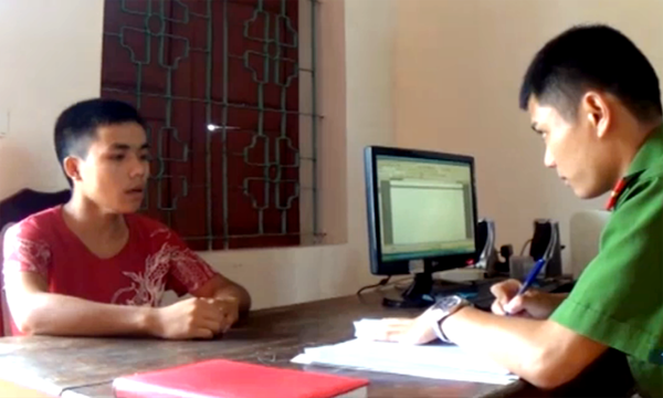 Bùi Văn Hùng tại cơ quan điều tra