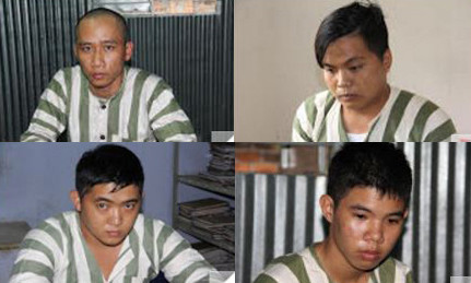 Các đối tượng bị bắt giữ