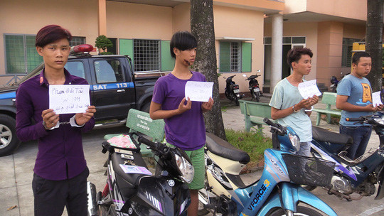 Băng cướp trong độ tuổi thanh thiếu niên bị bắt