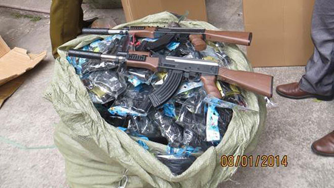 Tịch thu hơn 1,5 nghìn khẩu súng