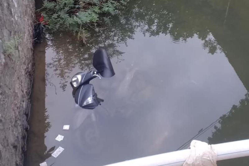 Hiện trường vụ việc.