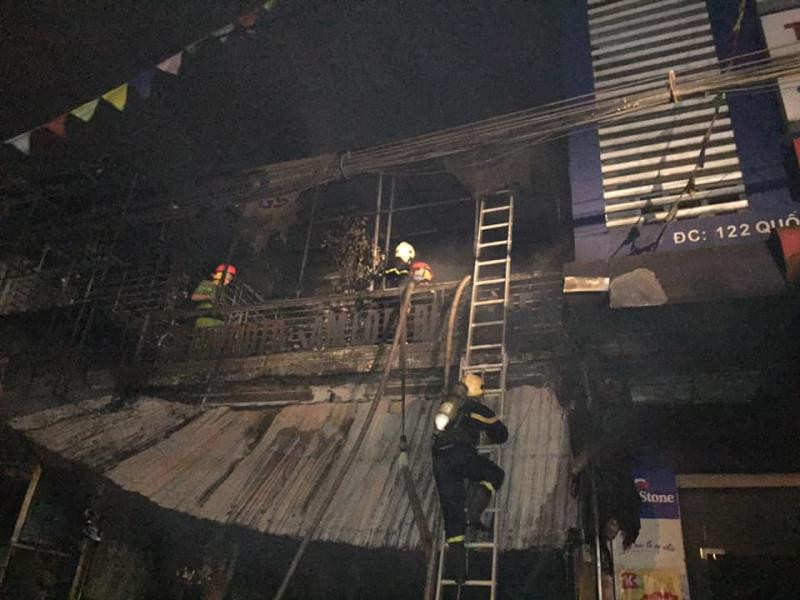 Hiện trường vụ cháy. Ảnh: VTC News