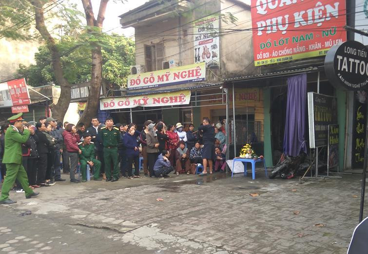 Cửa hàng quần áo nơi xảy ra vụ việc.