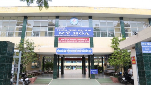 THCS Mỹ Hóa- nơi Hoa hậu Trái đất 2018 theo học năm học 2011-2012