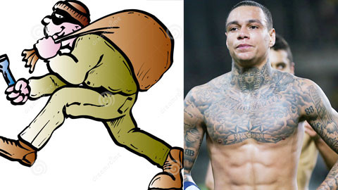 Van der Wiel vừa nhận bàn thua nơi hậu trường.