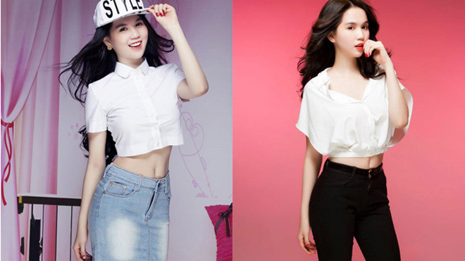 Diện crop top chuẩn như Ngọc Trinh