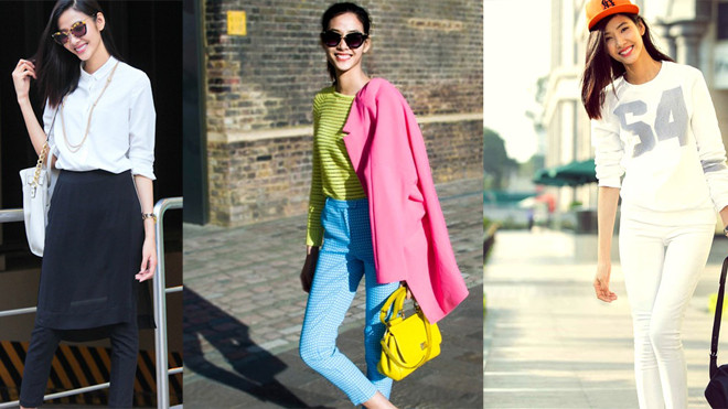 Diện street style sành điệu như Hoàng Thùy