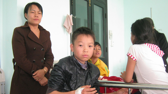 Nhiều học sinh chưa hết hoảng sợ