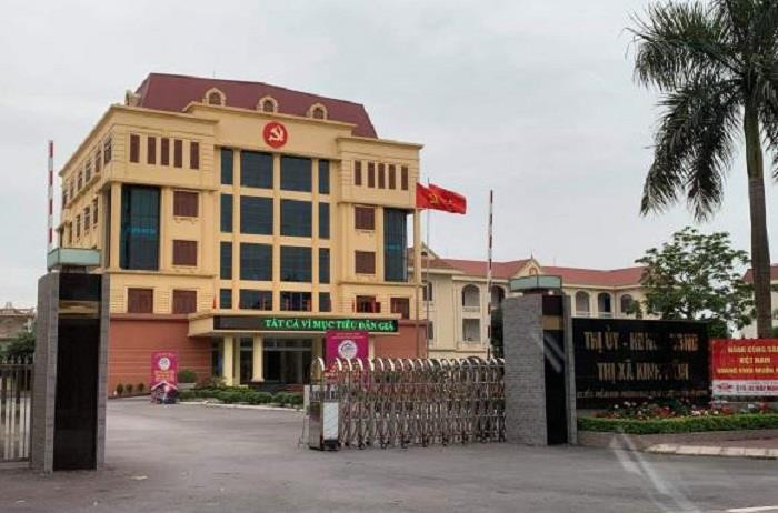 Trụ sở Thị ủy-HĐND-UBND thị xã Kinh Môn. (Ảnh: Congly.vn)