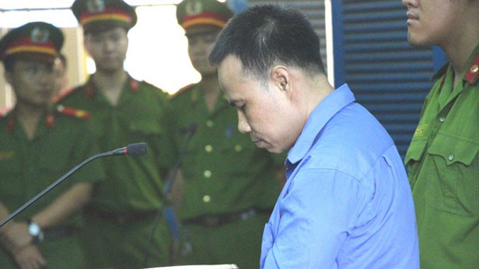 Diệp lĩnh án tử hình cho tội ác đã gây ra. Ảnh: K.T.