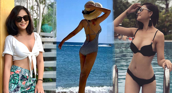 Chị cả ‘Về nhà đi con’ khoe ảnh bikini một mảnh khiến fan khó rời mắt