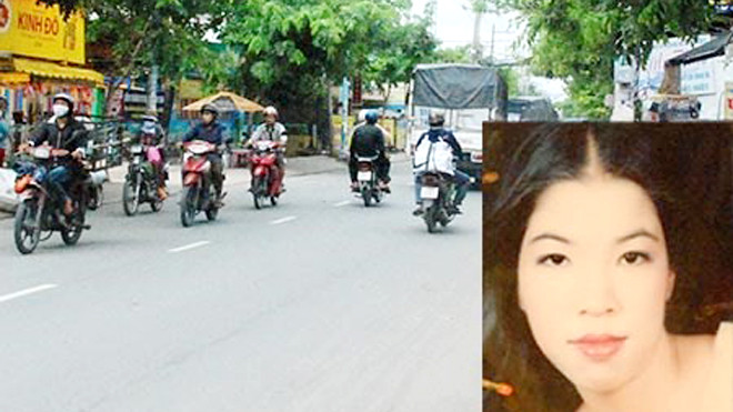 Địa điểm nơi nạn nhân bị cướp giật dẫn đến tử vong và di ảnh chị Võ Thị Ngọc Liên