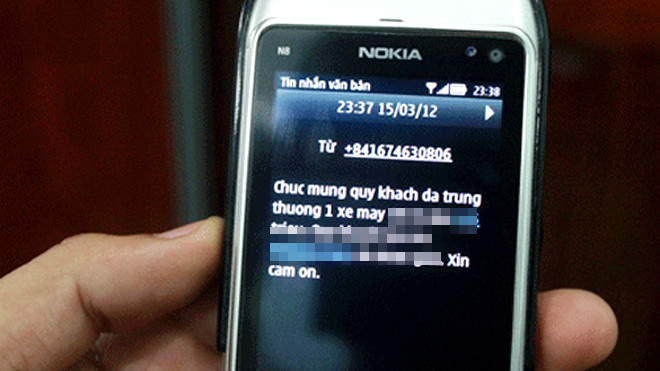 Nhiều dân Hà Nội bị lừa trúng thưởng xe Liberty và 50 triệu đồng