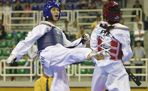 Hà Giang khi còn thi đấu.