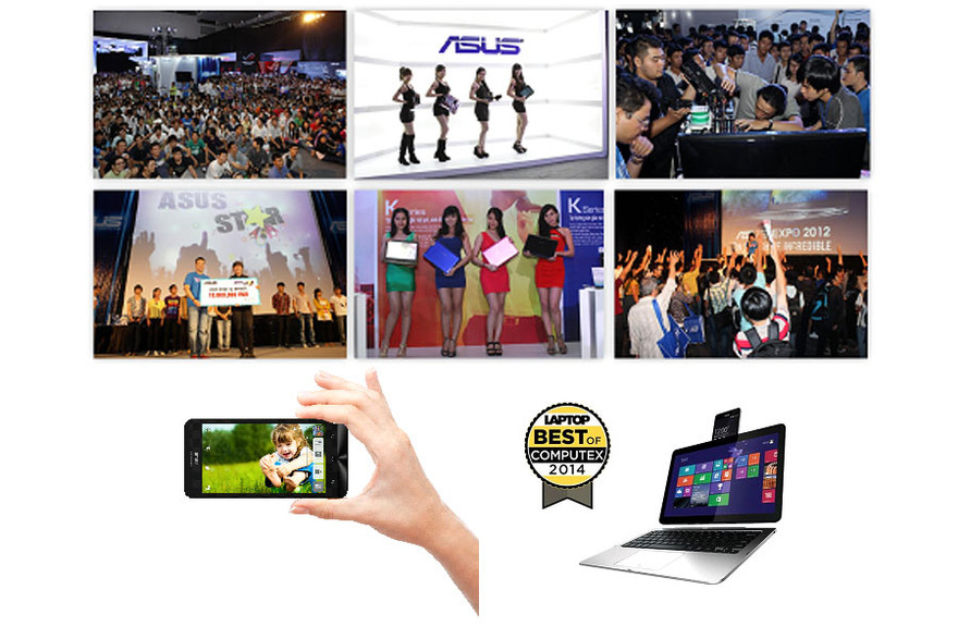 Asus rầm rộ khỏe siêu phẩm ở Việt Nam