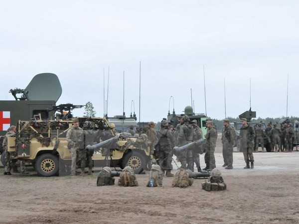 Binh sỹ NATO tại căn cứ quân sự Zagan. (Nguồn: TTXVN)