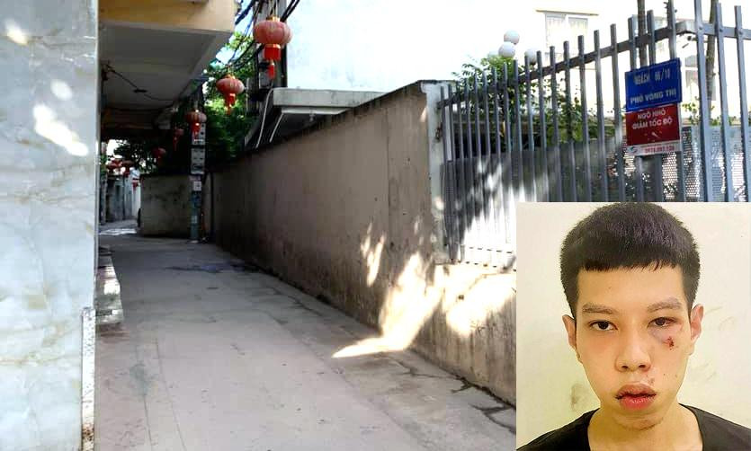 Khu vực xảy ra vụ việc và đối tượng Bảo (ảnh nhỏ).