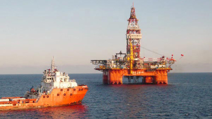 Giàn khoan 981 trái phép của Trung Quốc trong vùng biển chủ quyền của Việt Nam. Ảnh: T.L