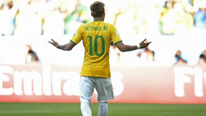 Ngôi sao Neymar đã không thể tỏa sáng bởi vị ớt Chile cay nồng. Ảnh: AP