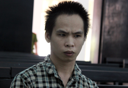 Quang tại tòa hôm nay. Ảnh: Xuân Ngọc