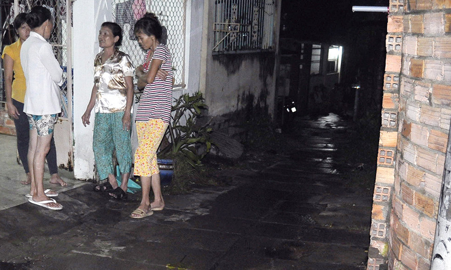 Hiện trường nơi ông Lương Phi khanh bị đâm và đánh tử vong