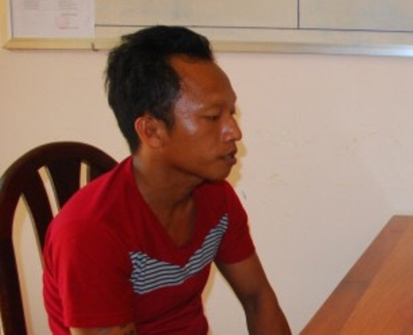 Hung thủ giết người yêu tại cơ quan công an. Ảnh do cơ quan công an cung cấp. 