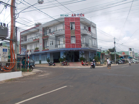 Nhà nghỉ nơi phụ huynh sĩ tử gặp nạn.