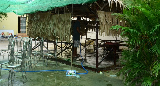 Hiện trường vụ án mạng