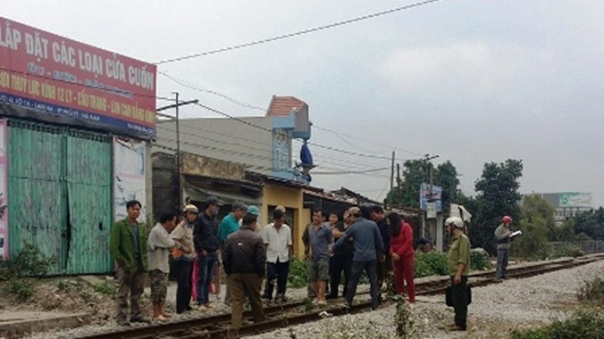 Hiện trường vụ tai nạn. Ảnh: Đ.Văn.