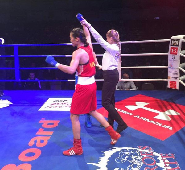 Võ sĩ Nguyễn Thị Tâm vô địch giải ngôi sao Âu - Á