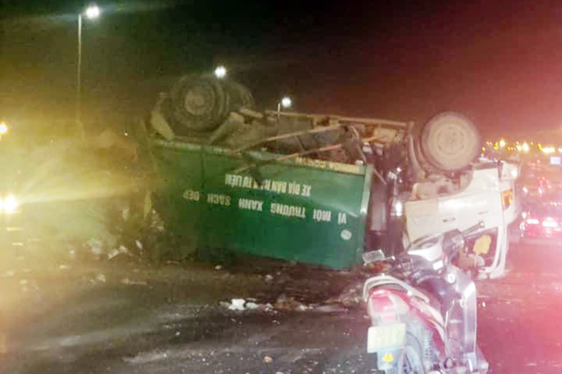 Hiện trường vụ việc.