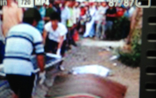 Hiện trường vụ án mạng 