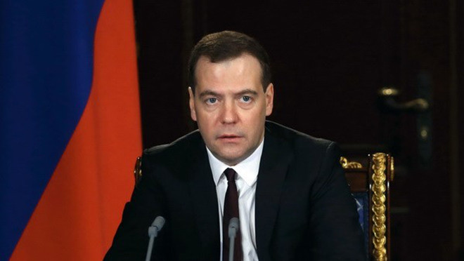 Thủ tướng Dmitry Medvedev. (Ảnh: AFP/TTXVN)