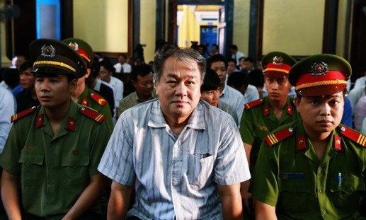 Bị cáo Phạm Công Danh tại một phiên xử