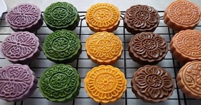 Bánh trung thu handmade đắt khách từ đầu mùa. Ảnh: Bizlive