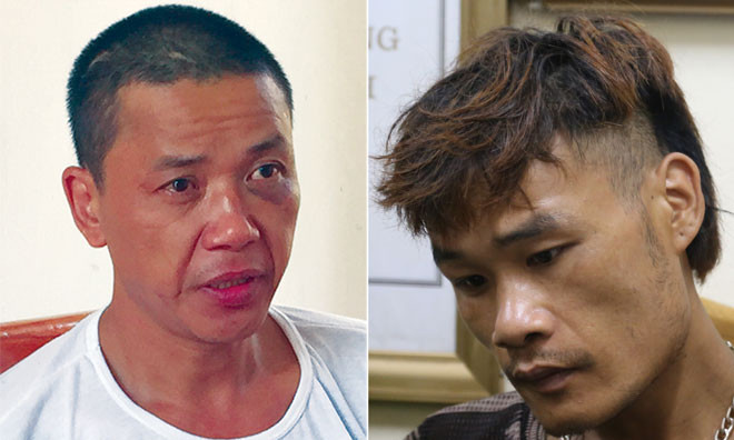 Đối tượng Cam Văn Lợi và Vi Ngọc Doan