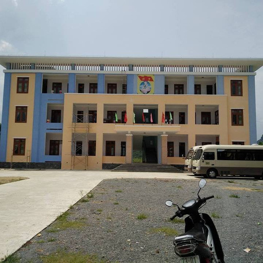 UBND xã Thạch Hóa nơi ông Thanh đang làm việc. Ảnh Thạch Hóa