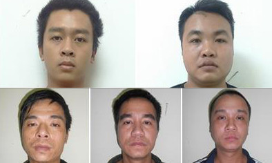 Các đối tượng gây án