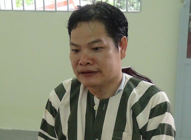 Nghi phạm bị tạm giữ để điều tra. Ảnh: Công an cung cấp