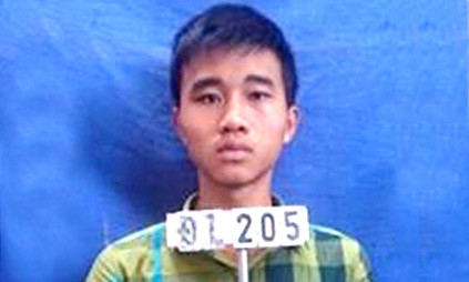 Nguyễn Hàm Thắng tại cơ quan công an